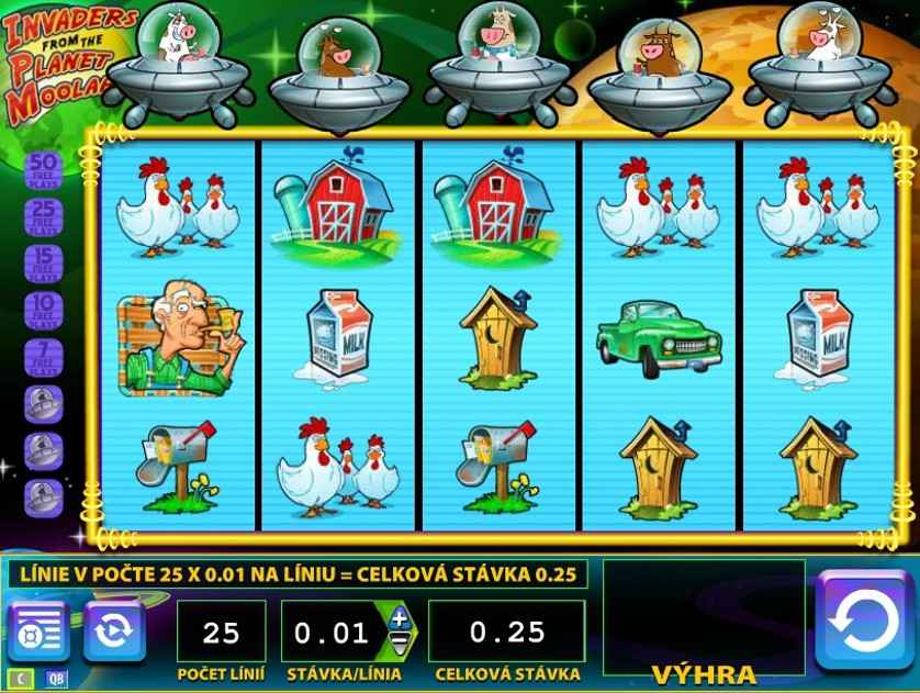 free invaders from the planet moolah slot